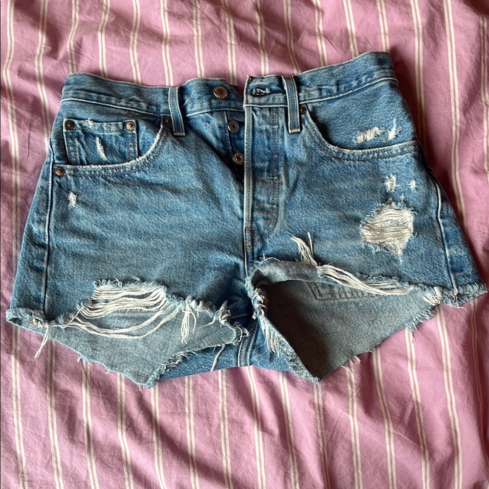 Levi's X Revolve 501 Original Short in Athens Ascend